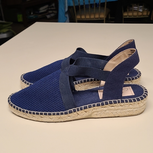 Gaimo Paola Slingback espadrille wedge flats size 39 - Picture 4 of 9